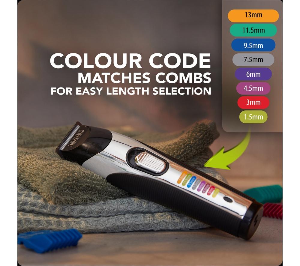 WAHL Colour Trim Stubble & Beard Trimmer Kit - Black & Silver image number 3 of 7