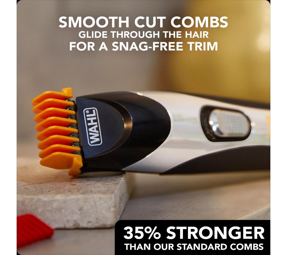 WAHL Colour Trim Stubble & Beard Trimmer Kit - Black & Silver image number 4 of 7