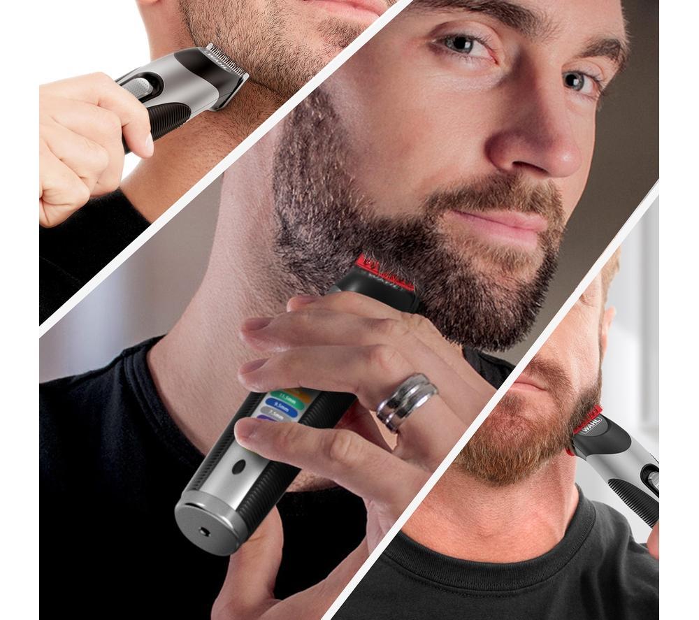 WAHL Colour Trim Stubble & Beard Trimmer Kit - Black & Silver image number 6 of 7