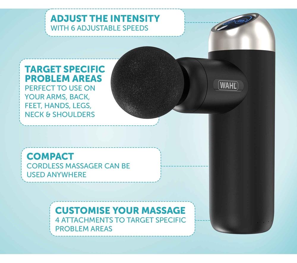 WAHL ZY139 Mini Handheld Body Massager - Black image number 2 of 10