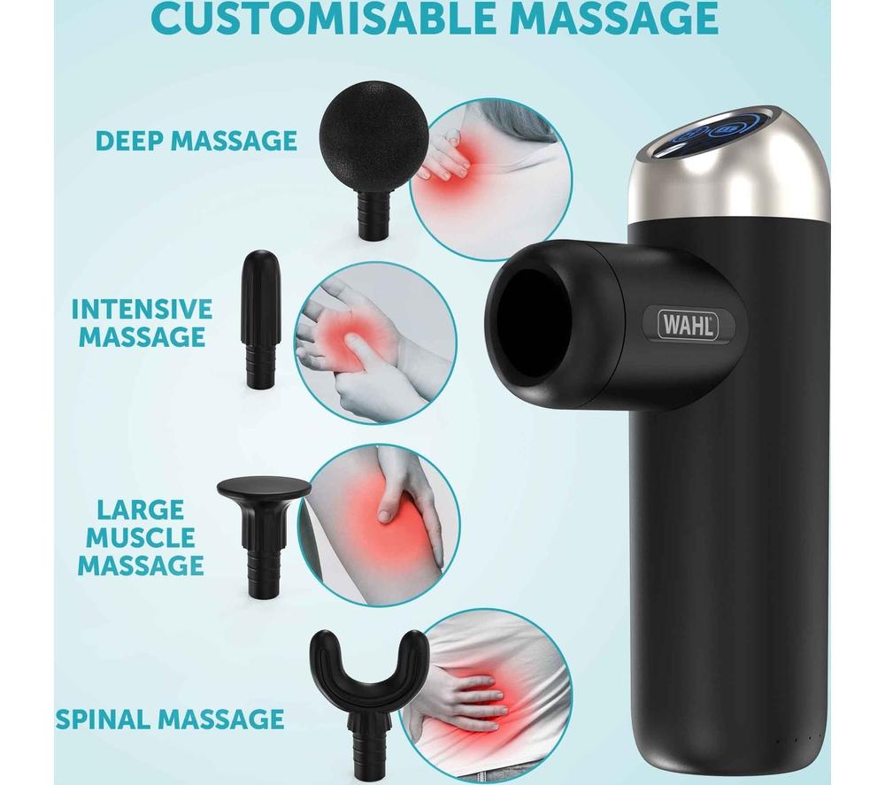 WAHL ZY139 Mini Handheld Body Massager - Black image number 3 of 10