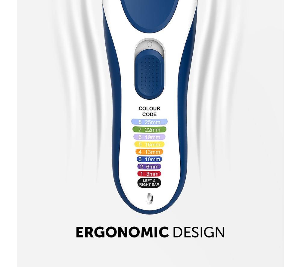WAHL Colour Pro 9649-317 Hair Clipper & Trimmer Kit - White & Blue image number 7 of 9