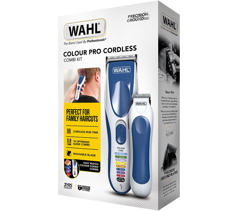 WAHL Colour Pro 9649-317 Hair Clipper & Trimmer Kit - White & Blue image number 9 of 9