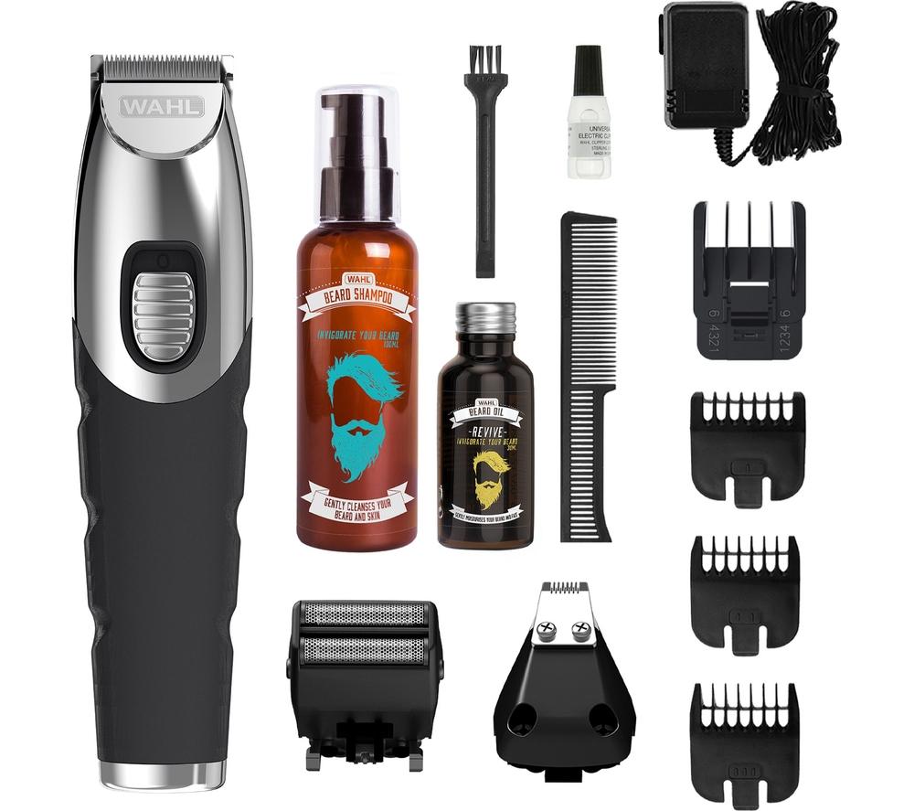 WAHL 8-in-1 Multi-Trimmer Gift Set - Black, Silver/Grey,Black