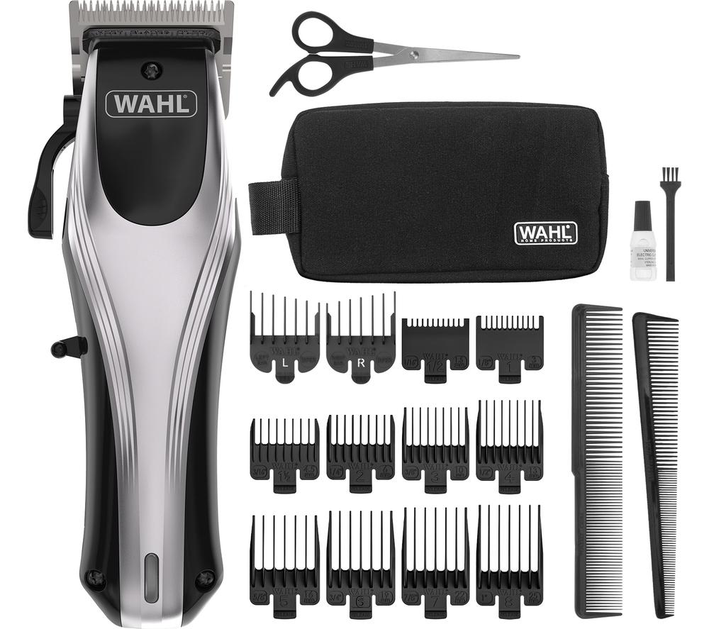WAHL Rapid Clip 9657-017 Hair Clipper - Black & Silver, Silver/Grey,Black