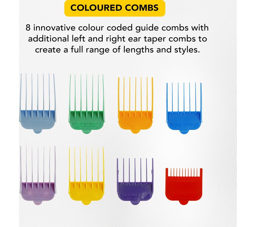 WAHL Colour Pro 9649-017 Hair Clipper - White & Blue image number 3 of 7