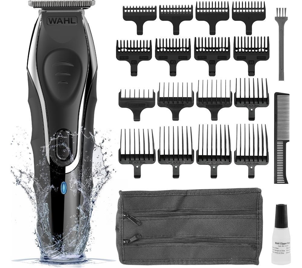 WAHL Aqua Blade Trimmer Kit - Black, Silver/Grey,Black