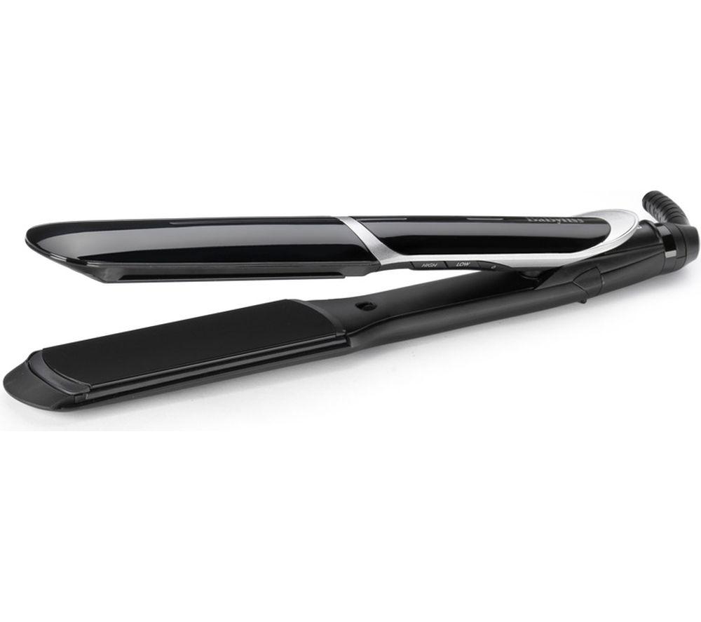 BABYLISS Super Smooth Wide 2597U Hair Straightener - Black, Black