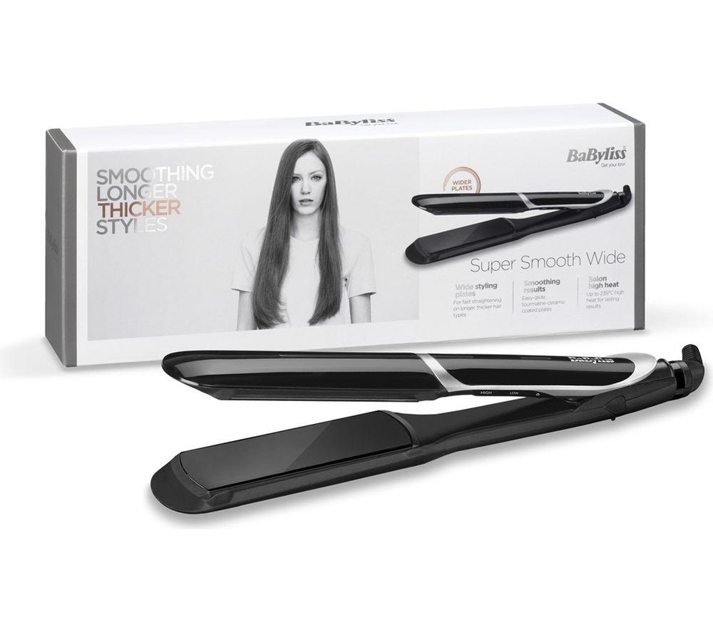 Buy BABYLISS Super Smooth Wide 2597U Hair Straightener Black