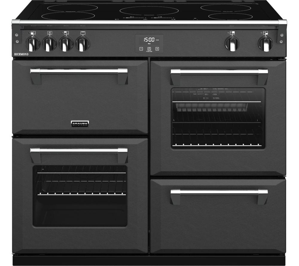 STOVES Richmond S1000Ei 100 cm Electric Induction Range Cooker - Anthracite & Chrome