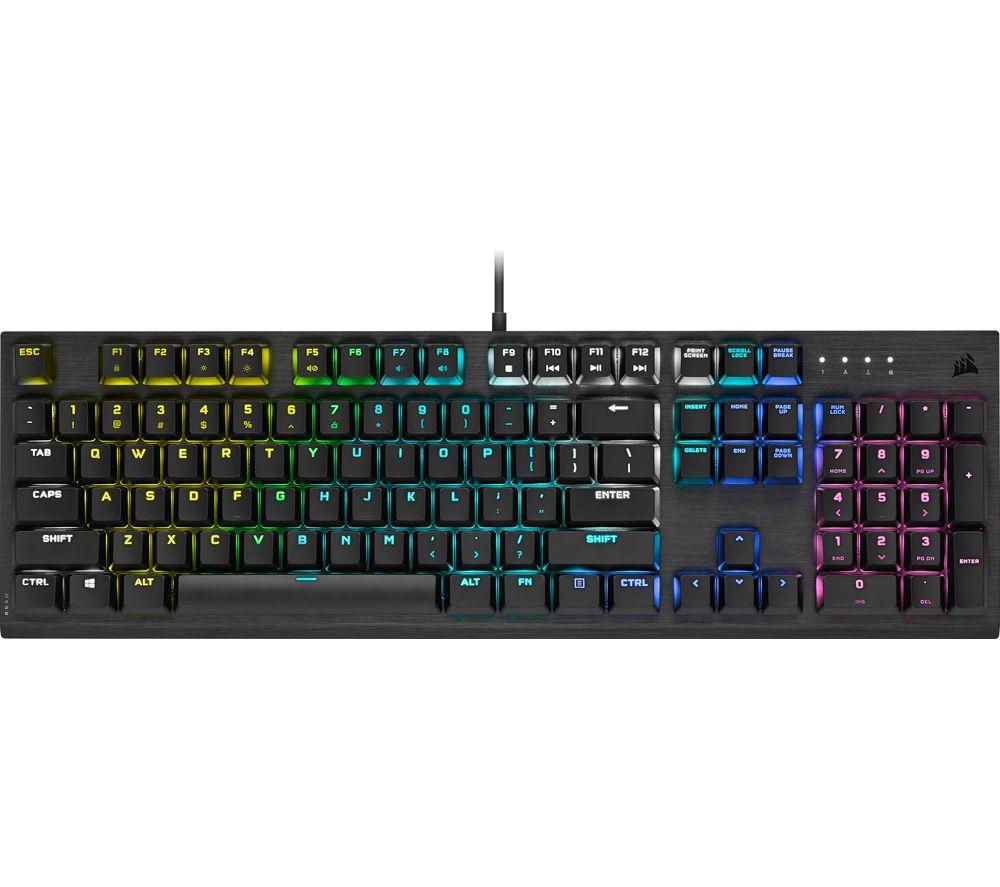 Buy CORSAIR K60 RGB PRO Low Profile Mechanical Gaming Keyboard | Currys