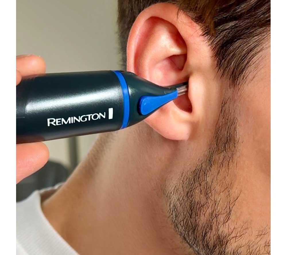 REMINGTON Nano NE3850 Wet & Dry Nose & Ear Trimmer - Grey & Blue image number 7 of 11