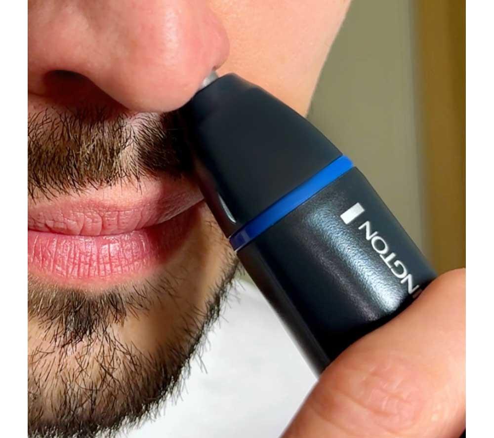 REMINGTON Nano NE3850 Wet & Dry Nose & Ear Trimmer - Grey & Blue image number 8 of 11