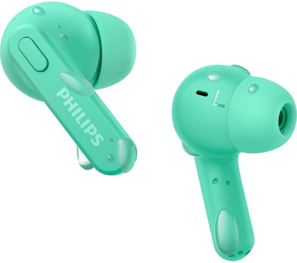 PHILIPS TAT2206GR Wireless Bluetooth Earbuds - Green image number 2 of 4
