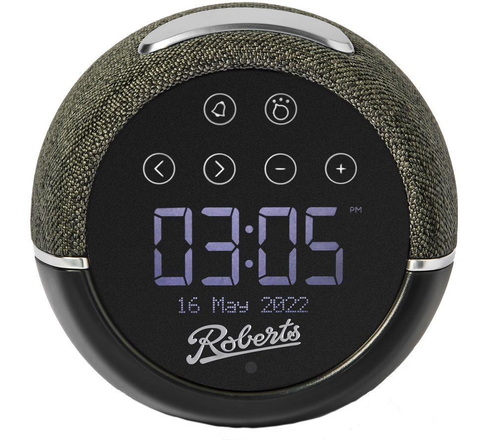 Zen Plus Wellbeing Digital Alarm Clock Radio with Sleep Sounds and Bluetooth – Black