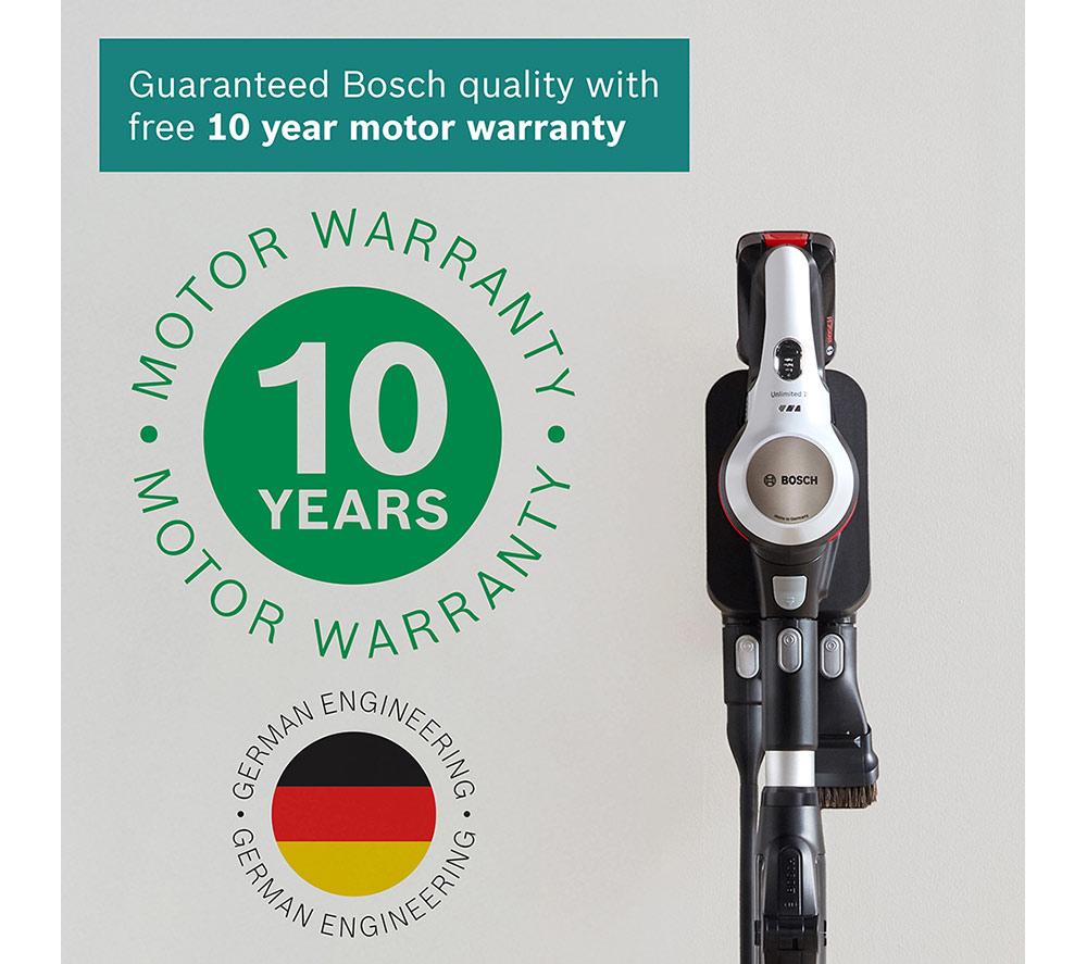 BOSCH Unlimited 7 BCS712GB Dual Battery Cordless Vacuum Cleaner - White & Black image number 13 of 13
