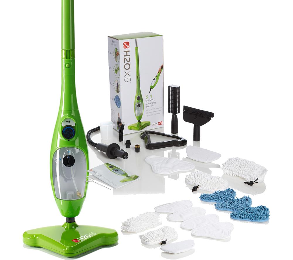 H2O X5 Deluxe Edition Steam Mop - Green