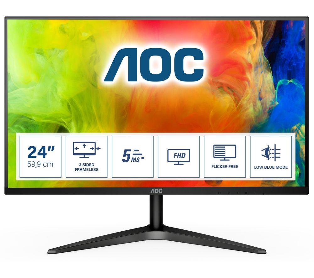 AOC 24B1H Full HD 24" VA Monitor - Black