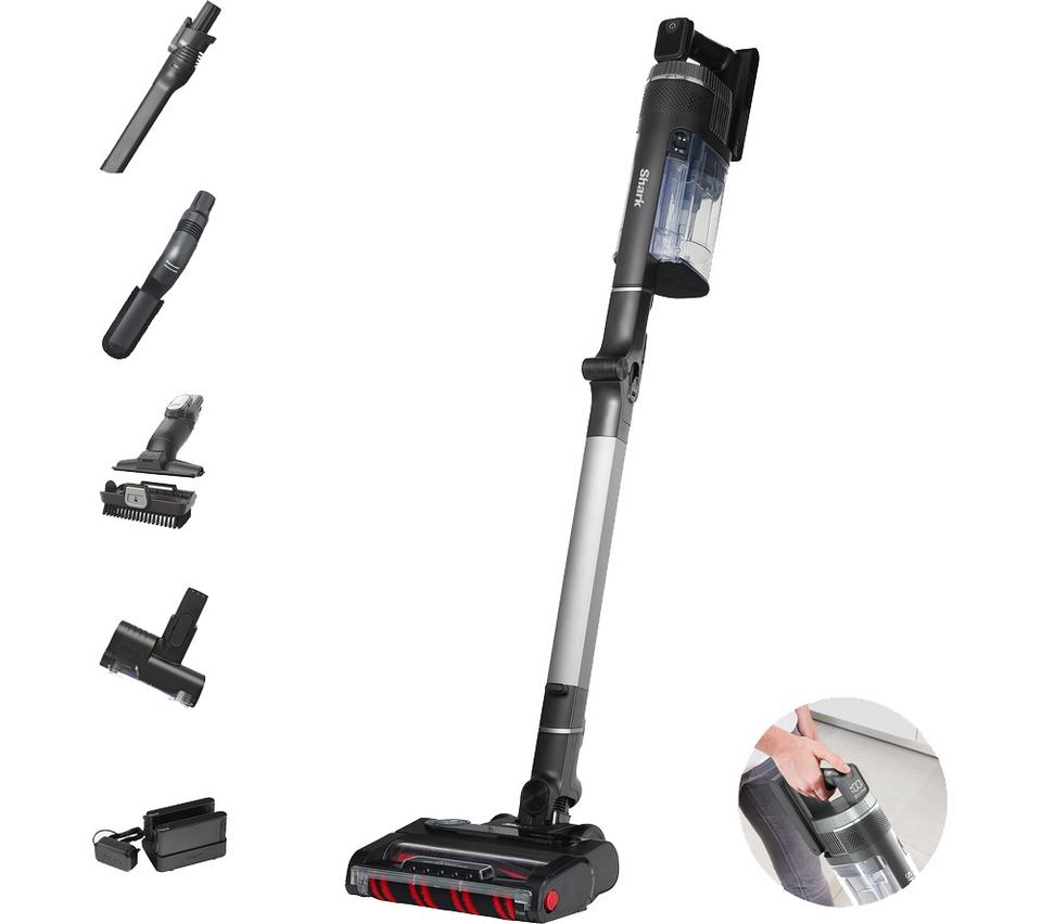 SHARK Stratos Anti Hair Wrap Plus Pet Pro IZ420UKT Cordless Vacuum Cleaner - Silver