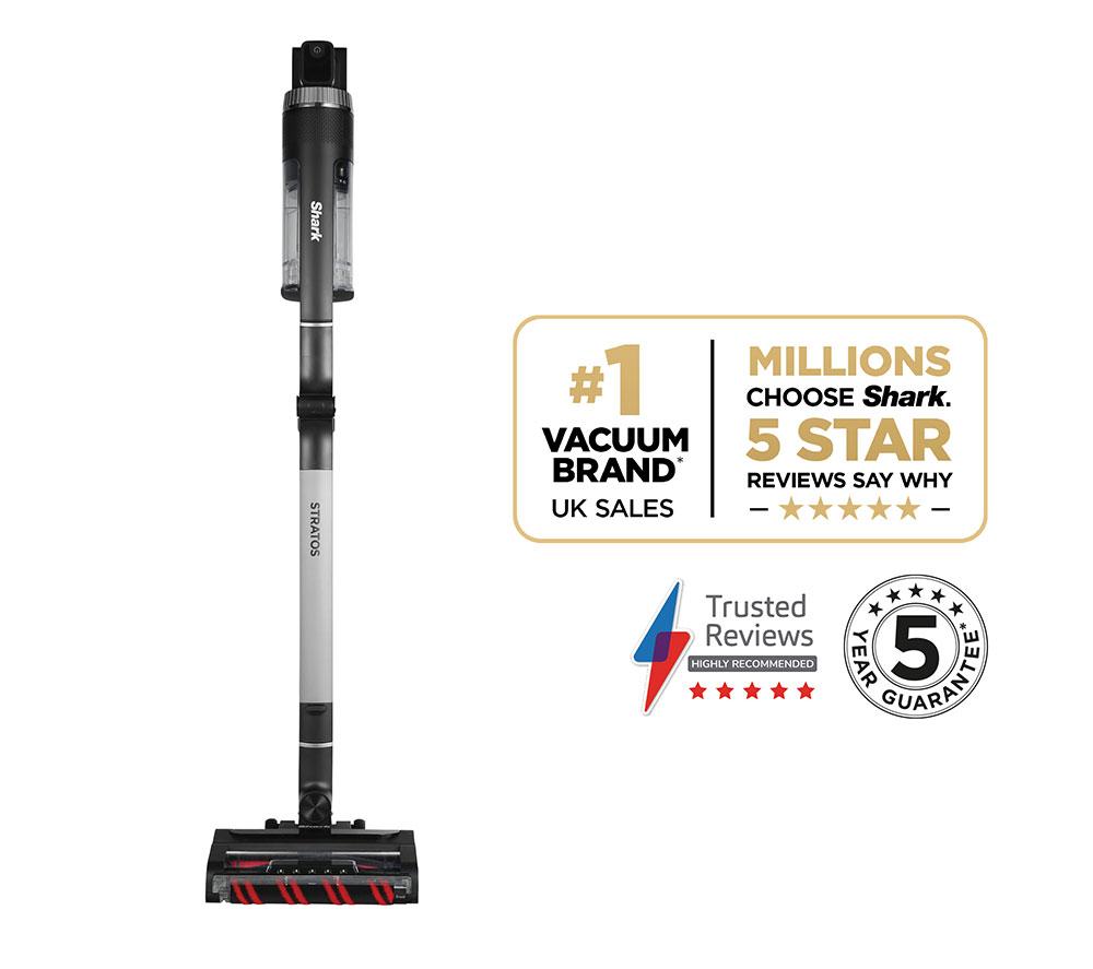 SHARK Stratos Anti Hair Wrap Plus Pet Pro IZ420UKT Cordless Vacuum Cleaner - Silver image number 2 of 15