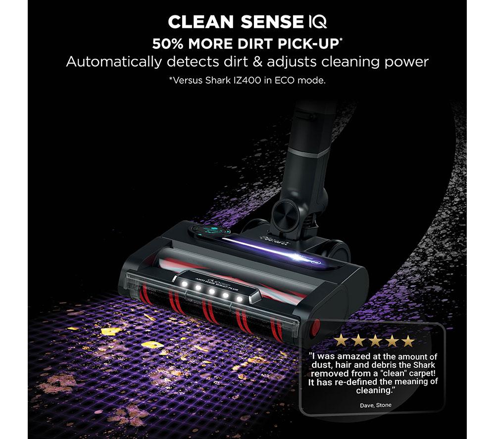 SHARK Stratos Anti Hair Wrap Plus Pet Pro IZ420UKT Cordless Vacuum Cleaner - Silver image number 5 of 15