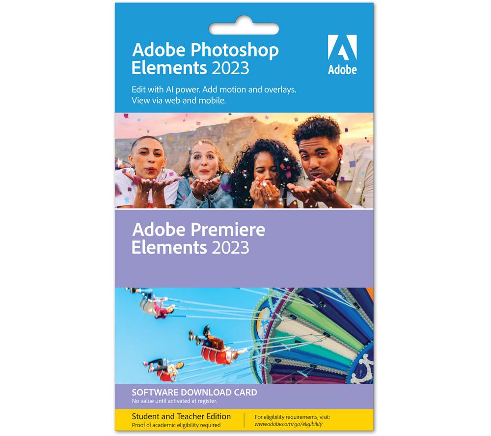 ADOBE Photoshop Elements 2023 & Premiere Elements 2023 - Student & Teacher  Edition