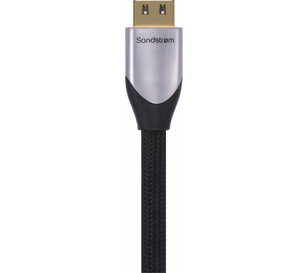 SANDSTROM Tilt 42 - 75" TV Bracket, 2 m High Speed HDMI Cable, Screen Cleaner & Cable Management Bundle image number 5 of 11