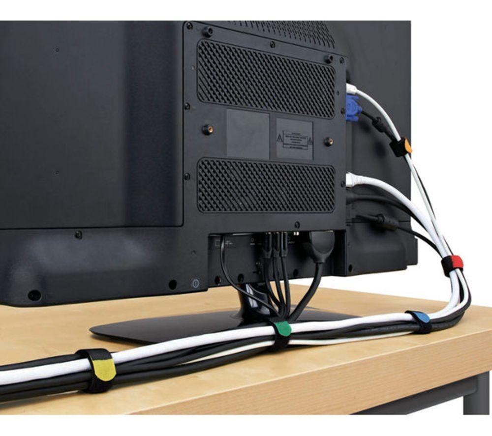 SANDSTROM Tilt 42 - 75" TV Bracket, 2 m High Speed HDMI Cable, Screen Cleaner & Cable Management Bundle image number 10 of 11