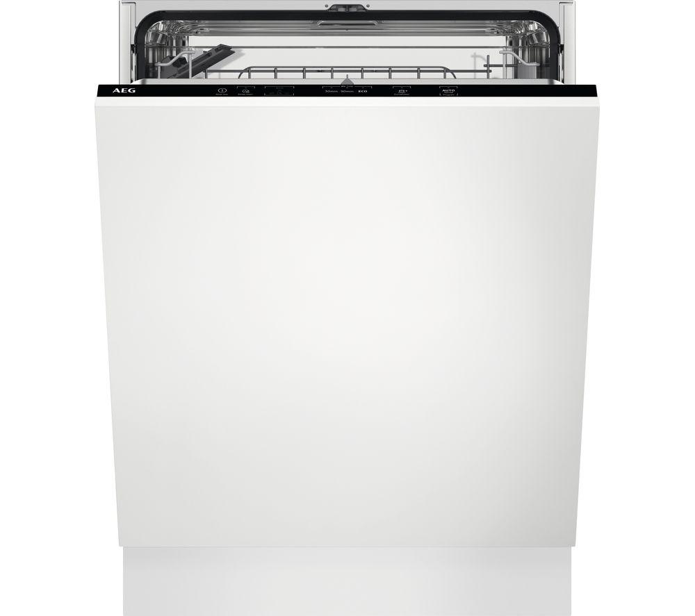 AEG FSB42607Z Full-size Fully Integrated Dishwasher – White, White