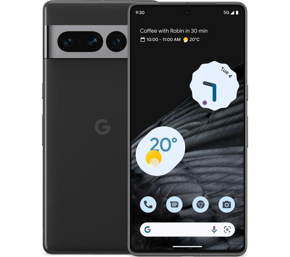 GOOGLE Pixel 7 Pro - 128 GB, Obsidian