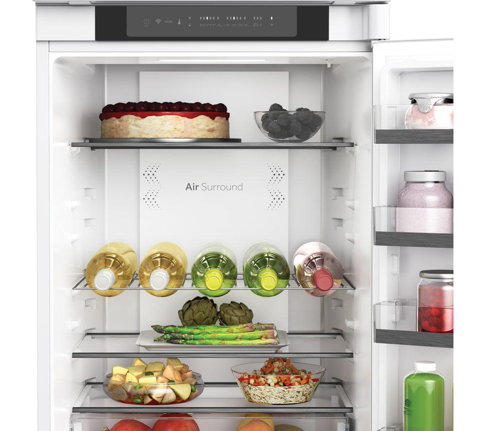 HAIER HBW5518EK Integrated Smart 70/30 Fridge Freezer - Sliding Hinge image number 3 of 11