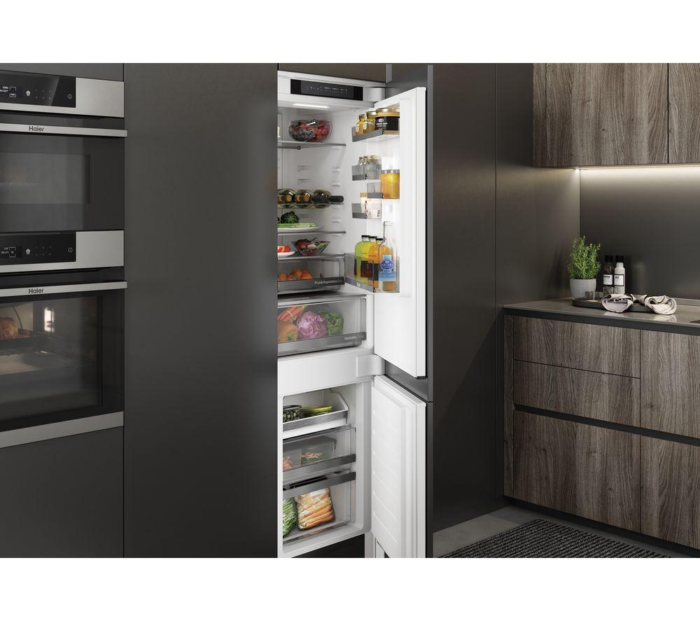 HAIER HBW5518EK Integrated Smart 70/30 Fridge Freezer - Sliding Hinge image number 7 of 11