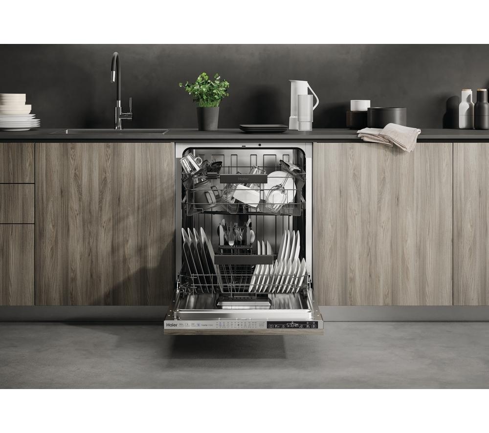 HAIER XIB 3B2SFS-80 Full-size Fully Integrated WiFi-enabled Dishwasher image number 3 of 6