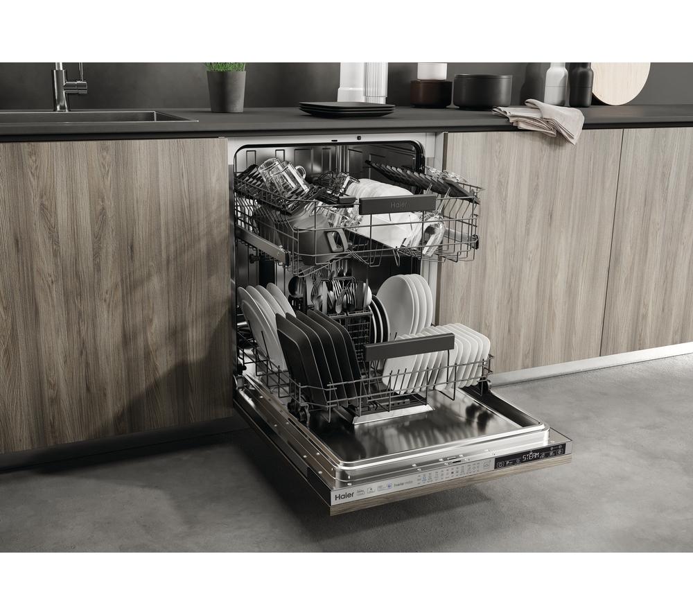 HAIER XIB 3B2SFS-80 Full-size Fully Integrated WiFi-enabled Dishwasher image number 4 of 6