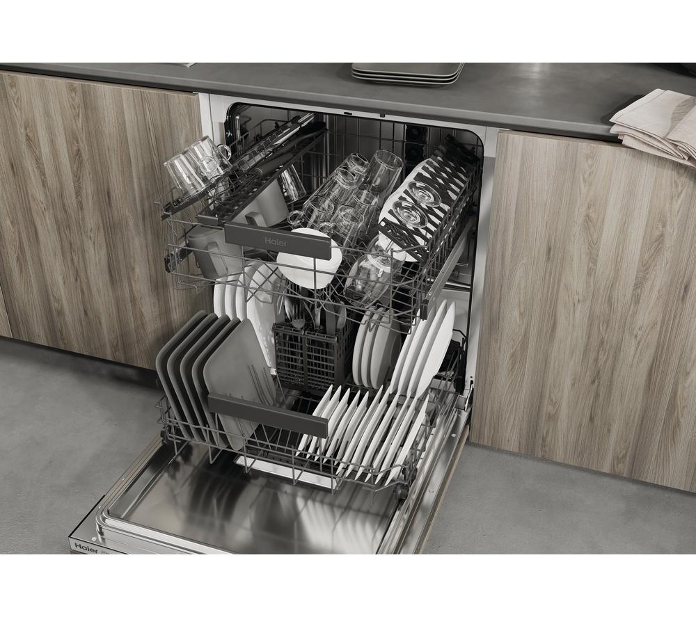 HAIER XIB 3B2SFS-80 Full-size Fully Integrated WiFi-enabled Dishwasher image number 5 of 6