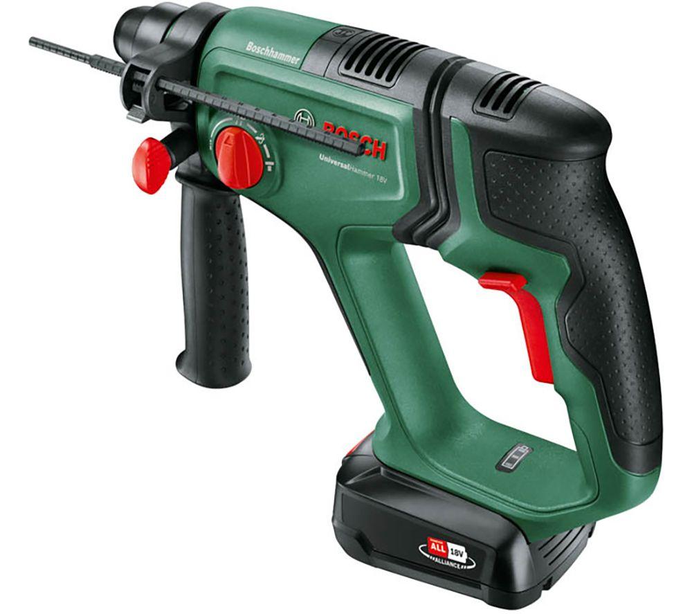BOSCH UniversalHammer 18 V Cordless Hammer Drill Driver with 1 battery image number 8 of 8