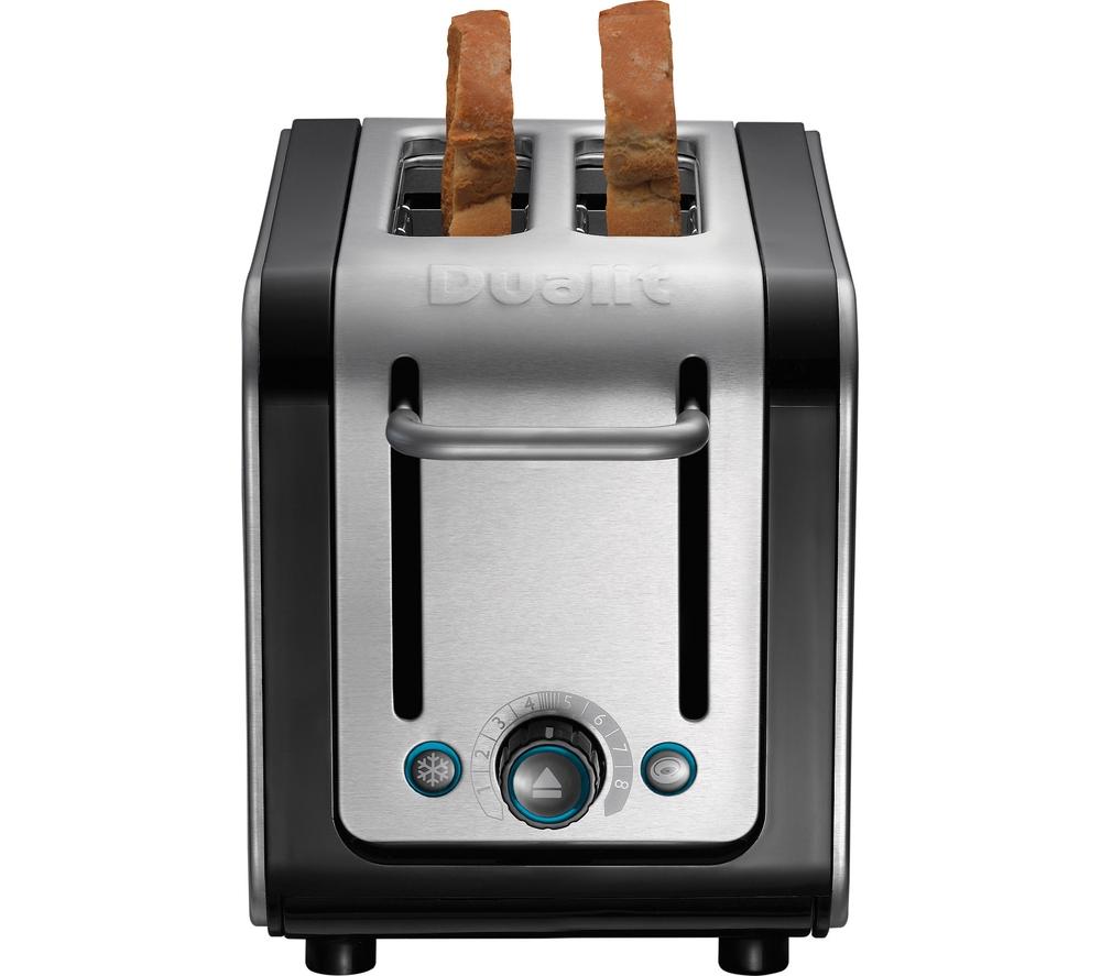 DUALIT Architect 26525 2-Slice Toaster - Black & Stainless Steel, Stainless Steel