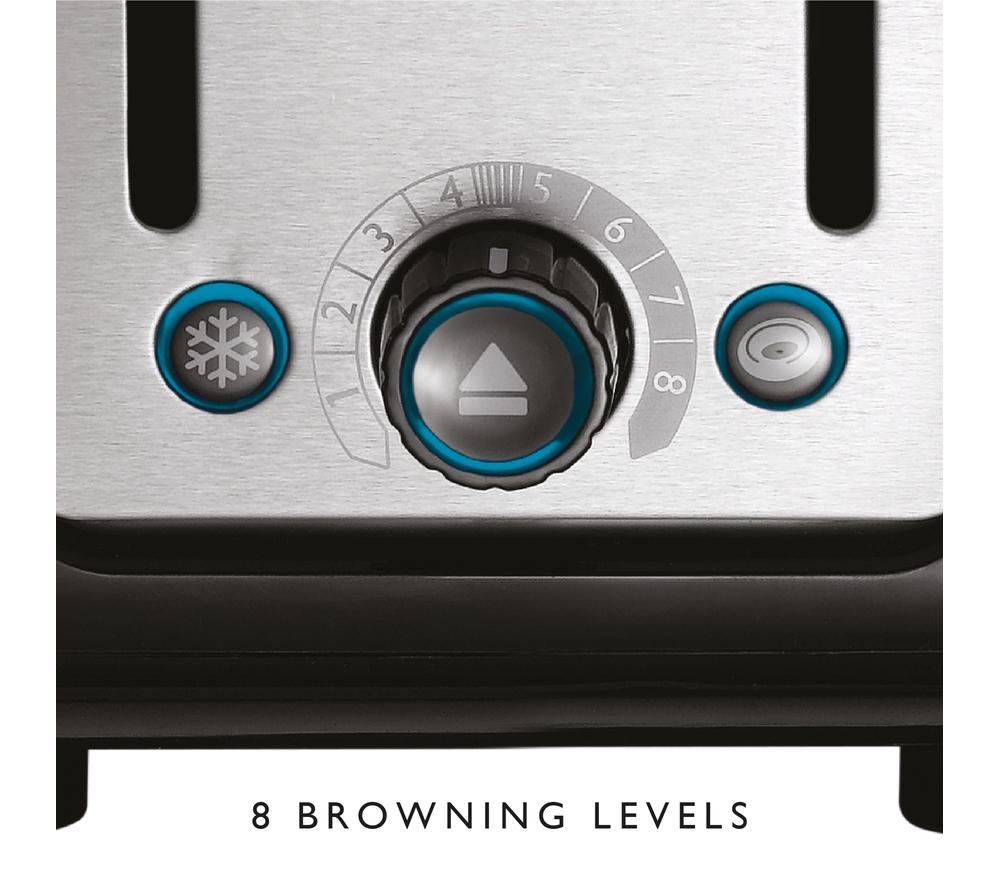 DUALIT Architect 26505 2-Slice Toaster - Black & Stainless Steel image number 6 of 8