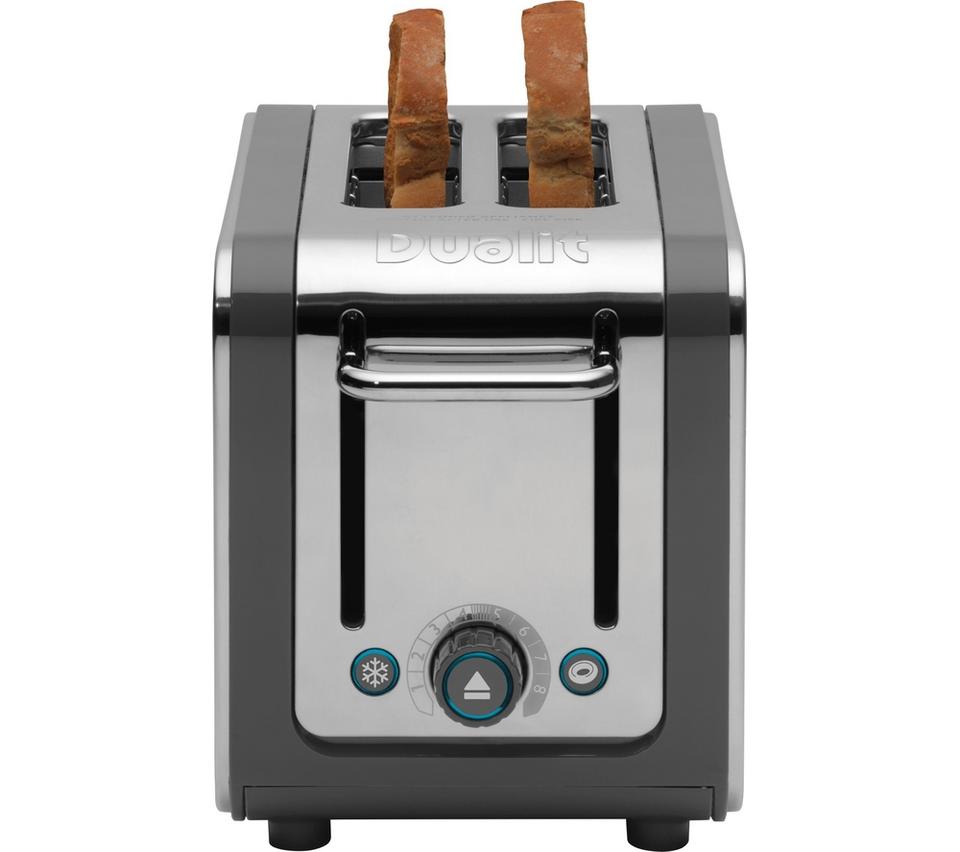 DUALIT Architect 26526 2-Slice Toaster - Grey & Stainless Steel