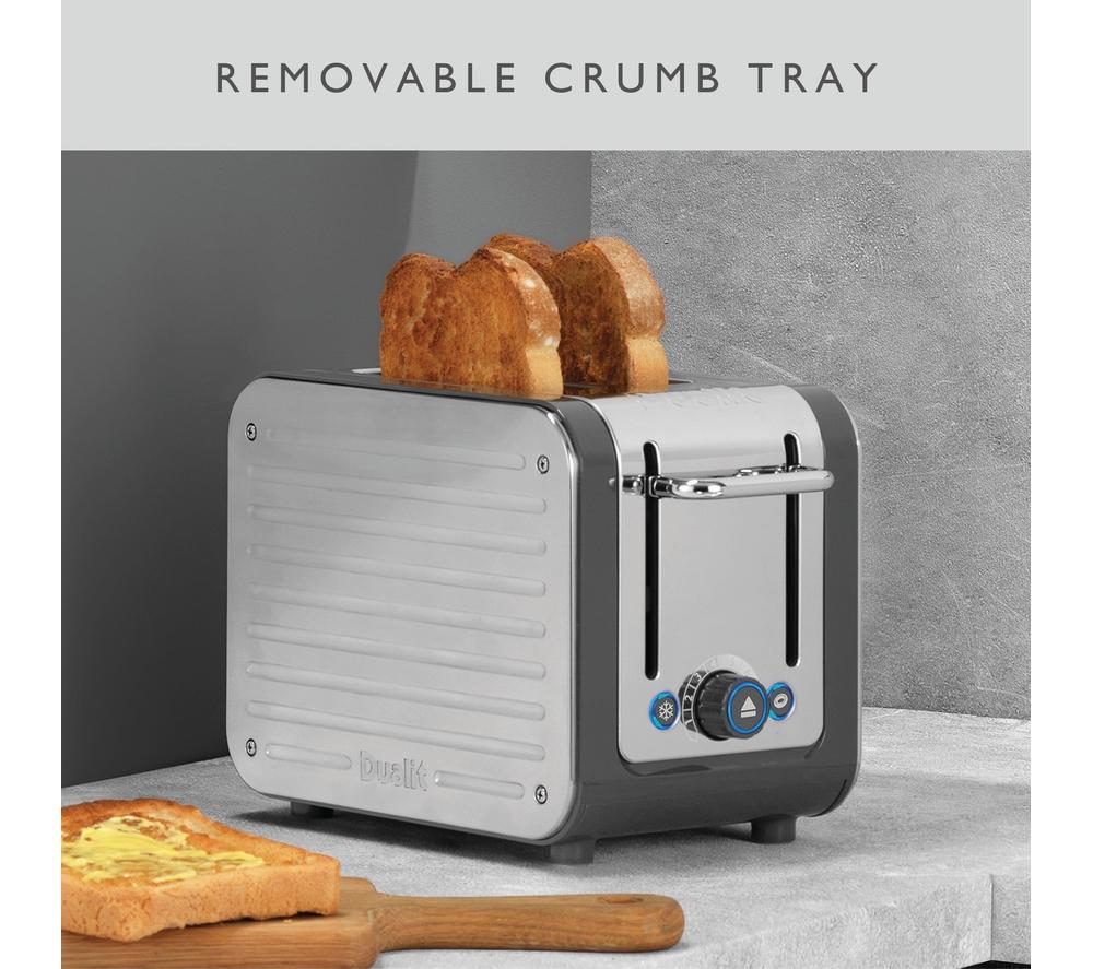 Buy DUALIT Architect 26526 2 Slice Toaster Grey Stainless Steel Currys