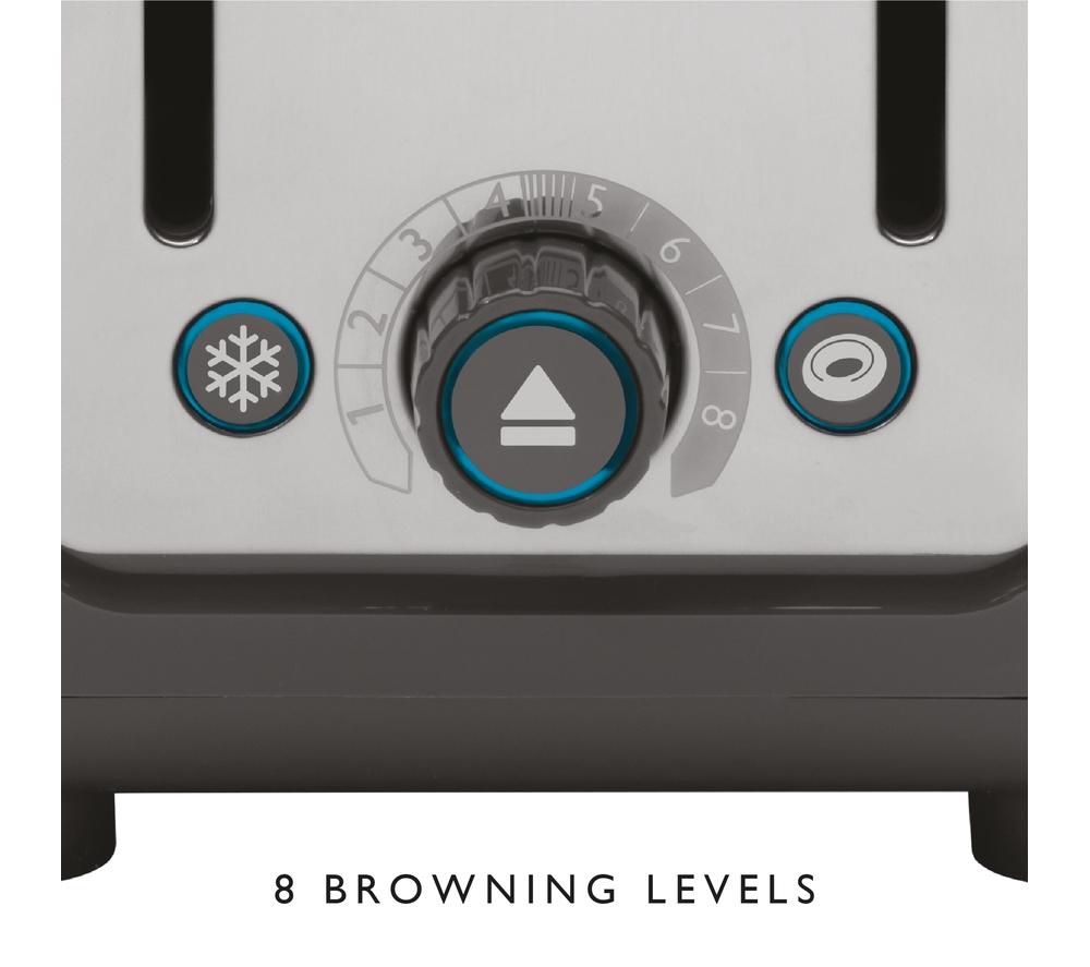 DUALIT Architect 26526 2-Slice Toaster - Grey & Stainless Steel image number 6 of 8