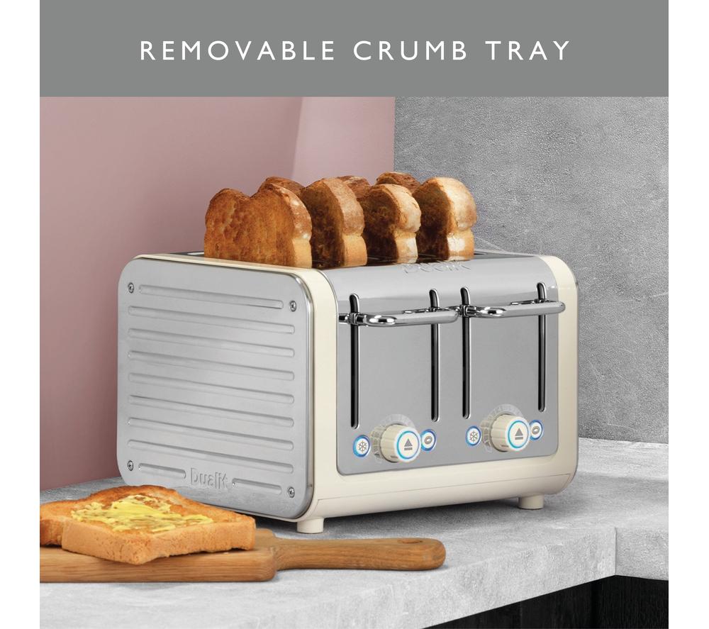 Dualit canvas white clearance toaster