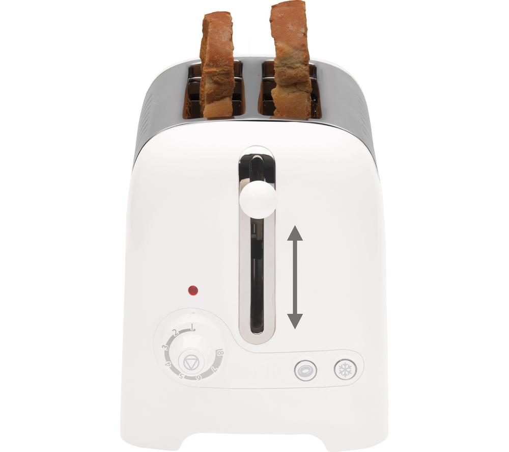 Dualit Lite 26203 2-Slice Toaster - Gloss White, White