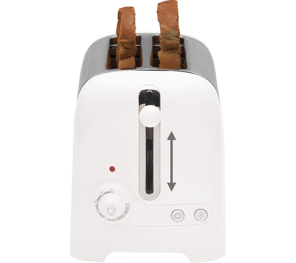 DUALIT Lite 26203 2-Slice Toaster - Gloss White