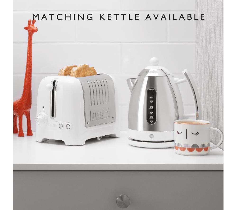 DUALIT Lite 26203 2-Slice Toaster - Gloss White image number 4 of 8