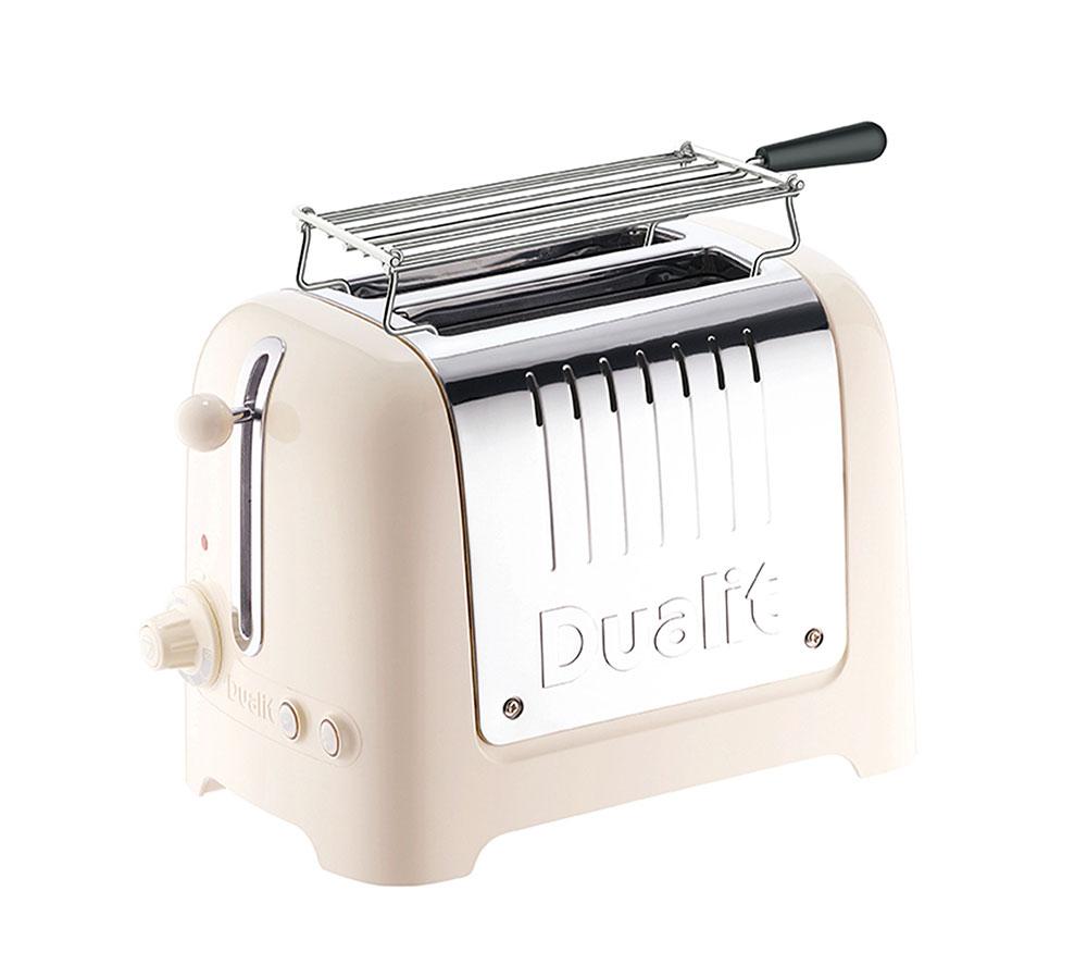 Dualit Lite 26213 2-Slice Toaster - Canvas White, White