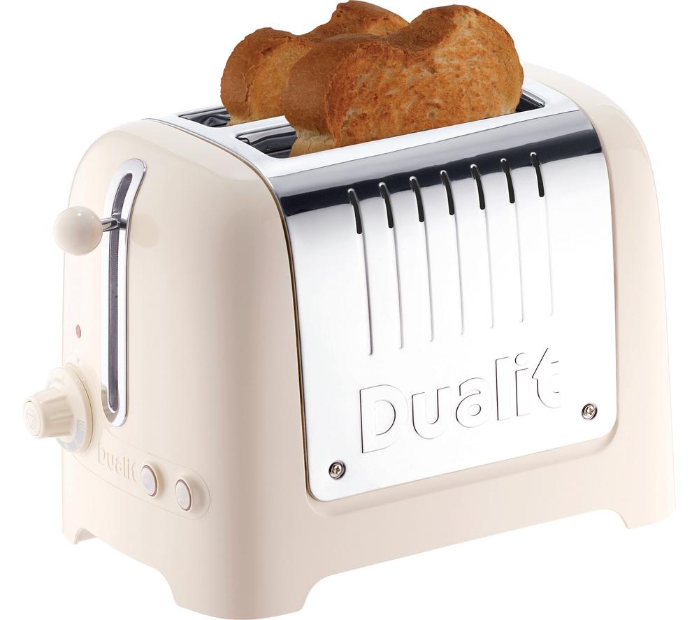 DUALIT Lite 26213 2-Slice Toaster - Canvas White image number 3 of 8