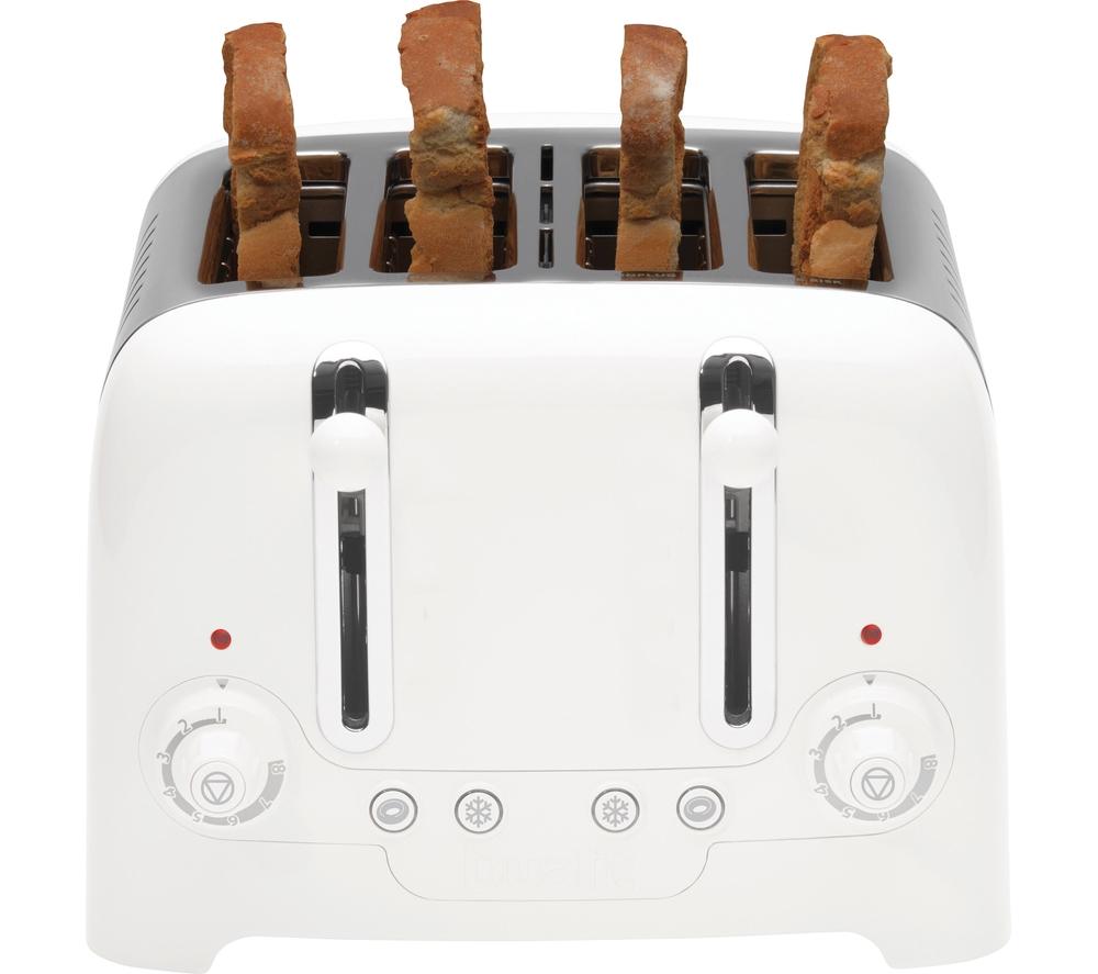 DUALIT Lite 46203 4-Slice Toaster - Gloss White