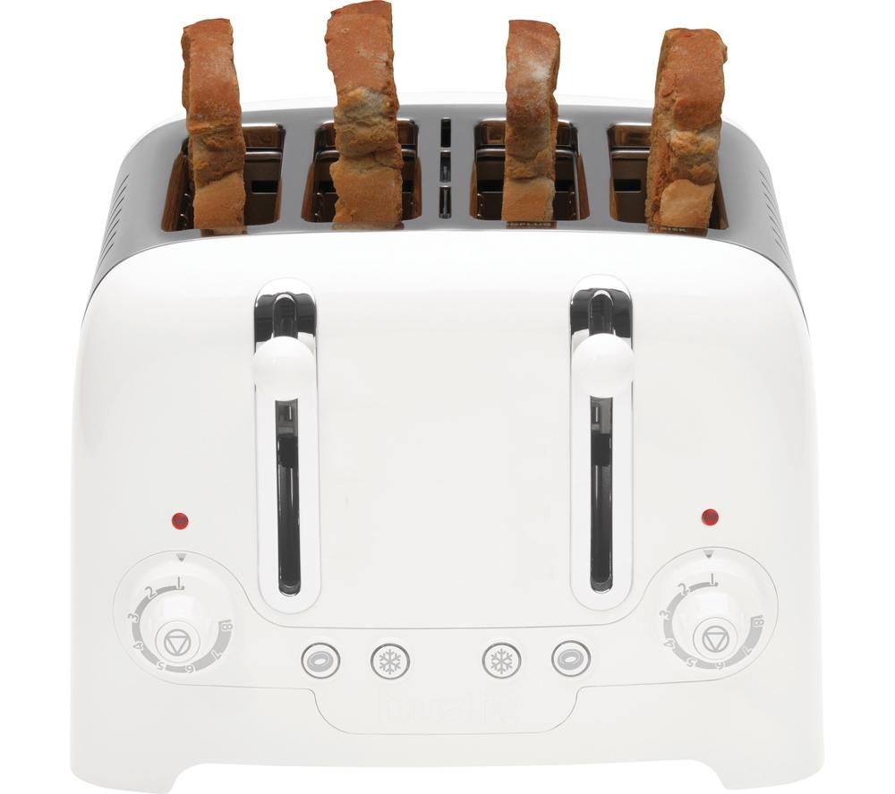 Buy DUALIT Lite 46203 4 Slice Toaster Gloss White Currys