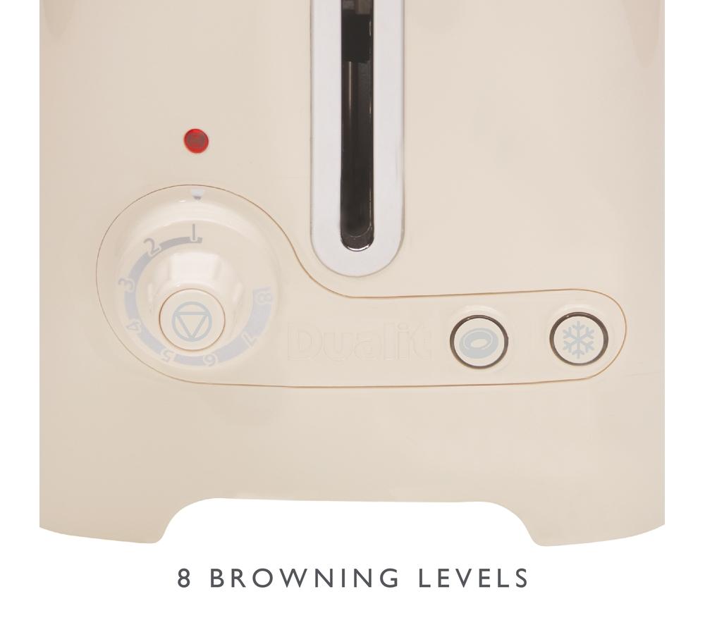 DUALIT Lite 46213 4-Slice Toaster - Canvas White image number 6 of 8